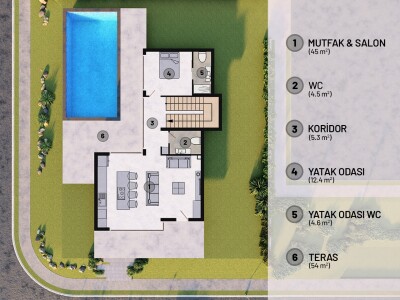 Ötüken İskele 4+1 Villalar-10