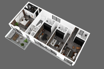 Kyrenia Esentepe 4+1 Villas-17