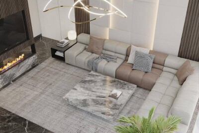 Girne 3+1 Villa Luxury villa by the sea-16